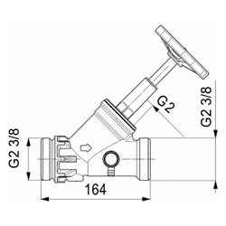 Schlösser Freistromventil Blue-tec mit Außengewinde MULTI, mit Entleerung und... SCHLOESSER-0015495000001 4044997185322 (Abb. 1)