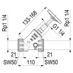 Schlösser KFR-Ventil mit Muffenanschluss, Entleerung und steigender Spindel, ... SCHLOESSER-0016203200001 4044997116968 (Abb. 1)