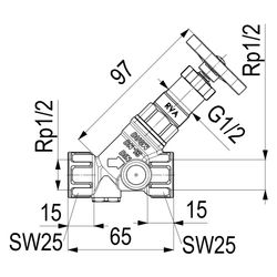 Schlösser KFR-Ventil Blue-tec mit Muffenanschluss, ohne Entleerung, mit nicht... SCHLOESSER-0016261500001 4044997117316 (Abb. 1)