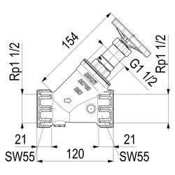 Schlösser KFR-Ventil Blue-tec mit Muffenanschluss, ohne Entleerung, mit nicht... SCHLOESSER-0016264000001 4044997117354 (Abb. 1)