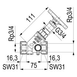 Schlösser KFR-Ventil Blue-tec mit Muffenanschluss, Entleerung und nichtsteige... SCHLOESSER-0016312000001 4044997117569 (Abb. 1)