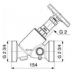 Schlösser KFR-Ventil mit Außengewinde für Kunststoffrohr, Entleerung und nich... SCHLOESSER-0016765000001 4044997118696 (Abb. 1)