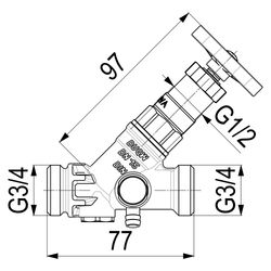 Schlösser KFR-Ventil Blue-tec mit Außengewinde MULTI, Entleerung und nichtste... SCHLOESSER-0016791500001 4044997172612 (Abb. 1)