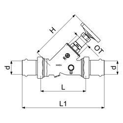 Schlösser KFR-Ventil Blue-tec mit Pressanschluss AG MULTI, Entleerung und nic... SCHLOESSER-0016894200001 4044997173169 (Abb. 1)