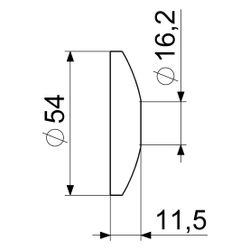 Schlösser Wandrosette für Kombi-Eckventil und Eckventil, DN 10, 3/8", verchro... SCHLOESSER-0017200050002 4044997215302 (Abb. 1)