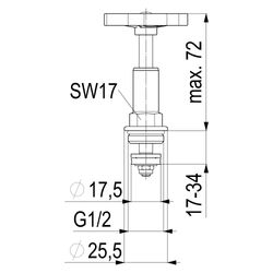 Schlösser Fettkammer-Oberteil für Freistromventil DIN 3502 mit steigender Spi... SCHLOESSER-0018161500002 4044997123959 (Abb. 1)