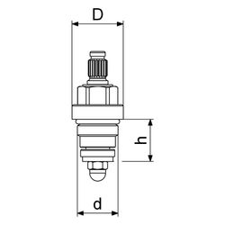 Schlösser Sanitär-Oberteil, DN 10, 3/8"... SCHLOESSER-0018291000001 4044997185834 (Abb. 1)