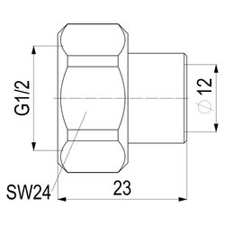 Schlösser Anschlussverschraubung für Kupferrohre, konisch-dichtend, DN 12, 1/... SCHLOESSER-0018511200001 4044997127940 (Abb. 1)
