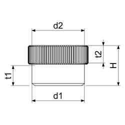 Schlösser Übergangsstück M22x1 IG x 1/2" AG, verchromt... SCHLOESSER-0018541550001 4044997128152 (Abb. 1)