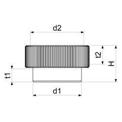 Schlösser Übergangsstück M22x1 AG x 1/2" IG, verchromt... SCHLOESSER-0018551550001 4044997128176 (Abb. 1)