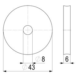 Schlösser Kegeldichtung für Durchgang- und Schrägsitzventil, DN 40, 1 1/2", E... SCHLOESSER-0018604000001 4044997128831 (Abb. 1)
