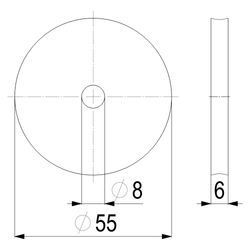 Schlösser Kegeldichtung für Durchgang- und Schrägsitzventil, DN 50, 2", EPDM... SCHLOESSER-0018605000001 4044997128855 (Abb. 1)