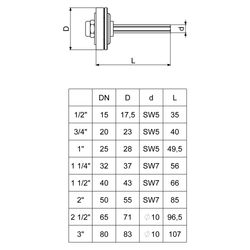 Schlösser Ventilkegel für Rückschlagventil, DN 25, 1"... SCHLOESSER-0018692500004 4044997129951 (Abb. 1)