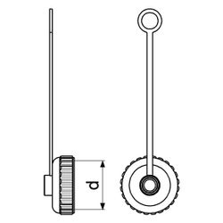 Schlösser Verschraubkappe mit Halteband, selbstdichtend, DN 15, 1/2", Polyami... SCHLOESSER-0018841570001 4044997131053 (Abb. 1)