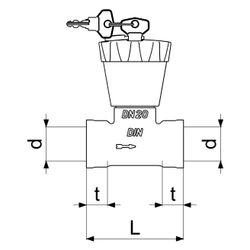 Schlösser Durchgangsventil, abschließbar mit Schlüsselpaar, DN 15, 3/4" IG, M... SCHLOESSER-0019752000001 4044997132548 (Abb. 1)