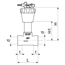 Schlösser Unterputzventil abschließbar, DN 15, 3/4", Oberteil 3/4" IG, Verlän... SCHLOESSER-0019902000001 4044997132630 (Abb. 1)