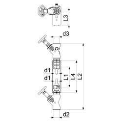 Schlösser Wasserzähler-Einbaugarnitur mit Steigrohr, starr, Dauerdurchfluss Q... SCHLOESSER-0022202600001 4044997250709 (Abb. 1)