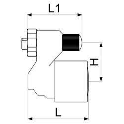 Schlösser Ventilzählerarmatur VE-IK-K, bis 90 Grad C, Dauerdurchfluss Q3 2,5m... SCHLOESSER-00326NIE01001 4044997221648 (Abb. 1)