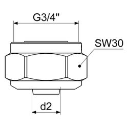 Schlösser Klemmverschraubung für Kupferrohr, Weichrohr und Stahlrohr, D 15mm,... SCHLOESSER-0033161550002 4044997136492 (Abb. 1)