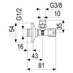 Schlösser Eckventil nicht selbstdichtend, mit Comfortgriff und Quetschverschr... SCHLOESSER-0071051550001 4044997145395 (Abb. 1)