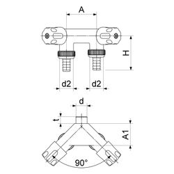 Schlösser Waschgeräte-Doppelventil mit Schlauchverschraubung und Designgriff,... SCHLOESSER-0071791550001 4044997186695 (Abb. 1)