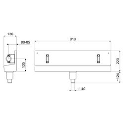 Schlösser Entleerungsrinne, 6-fach, mit Ablaufverschraubung, Dichtung und Bef... SCHLOESSER-0074800600001 4044997197066 (Abb. 1)