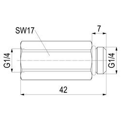 Schlösser Verlängerungsset für Probenahmeventil, DN 8, Rotguss... SCHLOESSER-RG81330800001 4044997245699 (Abb. 1)