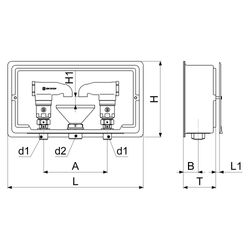 Schlösser Rohrbelüfter Bauform E, 2-fach, Unterputz, 1/2" x 1" x 1/2", Messin... SCHLOESSER-0082081500001 4044997184363 (Abb. 1)
