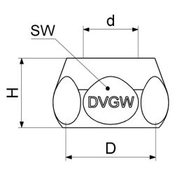 Schlösser Quetschverschraubung ohne Längenausgleich, DN 10, 3/8" x 10mm, verc... SCHLOESSER-0083971010001 4044997248270 (Abb. 1)