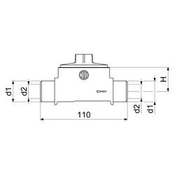 Schlösser Koaxial-Mehrstrahl-Gehäuse, Bauart UPM-EASN, 2", 3/4" AG, Lötanschl... SCHLOESSER-0090040000001 4044997168158 (Abb. 1)