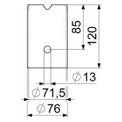 Schlösser Montageschlüssel für Unterputz-Montage der Messkapseln EAS-Modular... SCHLOESSER-0090109100001 4044997161746 (Abb. 1)
