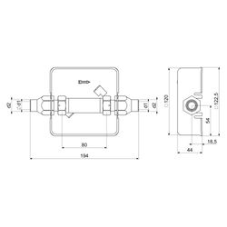 Schlösser Unterputz-Einbaukasten UPK für UET-K/W, mit VIEGA Pressanschluss 15... SCHLOESSER-0090204700001 4044997177211 (Abb. 1)