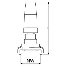 Schlösser Gartenspritze, schwere Ausführung, mit Schnellkupplung, DN 20, 3/4"... SCHLOESSER-GA33512000001 4044997162514 (Abb. 1)