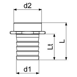 Schlösser Gummidichtung für Schnellkupplung, mit Kontermutter, KTW und W270, ... SCHLOESSER-GA33902090002 4044997202395 (Abb. 1)
