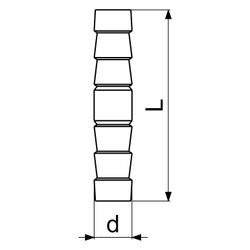 Schlösser Messing-Schlauchverbinder leichte Ausführung, DN 10, 3/8", Messing-... SCHLOESSER-GA34090000001 4044997163351 (Abb. 1)