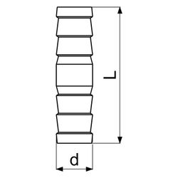 Schlösser Messing-Schlauchverbinder leichte Ausführung, DN 15, 1/2", Messing-... SCHLOESSER-GA34091000001 4044997188309 (Abb. 1)