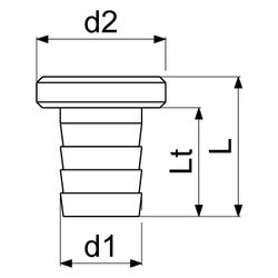 Schlösser Vaterteil, 3/4" x 1", Messing... SCHLOESSER-GA34142000001 4044997162972 (Abb. 1)