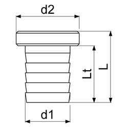 Schlösser Vaterteil, 1 1/4" x 1 1/2", Messing... SCHLOESSER-GA34144000001 4044997162996 (Abb. 1)