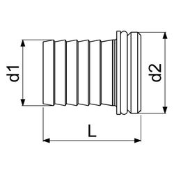 Schlösser Vaterteil mit Wulst und Dichtung, 1 1/4" x 1 1/4", Messing... SCHLOESSER-GA34174000001 4044997163139 (Abb. 1)