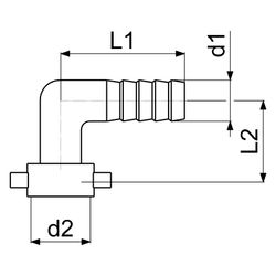 Schlösser Winkelverschraubung flachdichtend, 1/2" x 1/2", Messing blank... SCHLOESSER-GA34195000001 4044997163191 (Abb. 1)