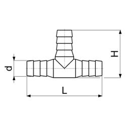 Schlösser Messing T-Schlauchverbinder, 90 Grad, DN 15, 1/2", Messing... SCHLOESSER-GA34291000001 4044997188477 (Abb. 1)