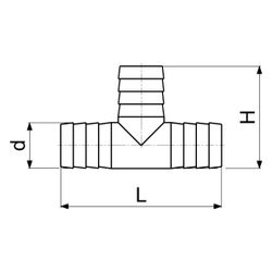 Schlösser Messing T-Schlauchverbinder, 90 Grad, DN 20, 3/4", Messing... SCHLOESSER-GA34292000001 4044997188484 (Abb. 1)