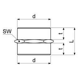 Schlösser Nippel beidseitig 1 1/2" AG x AG, Messing... SCHLOESSER-GA34415000001 4044997163733 (Abb. 1)