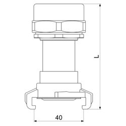Schlösser Gartenspritze Siro mit Schnellkupplung, DN 20, 3/4", Messing... SCHLOESSER-GA34942000001 4044997163979 (Abb. 1)