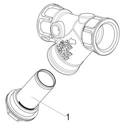 Schlösser Schmutzfänger mit Muffenanschluss, ohne Entleerung, DN 25, 1" IG, D... SCHLOESSER-0010252500001 4044997159200 (Abb. 1)