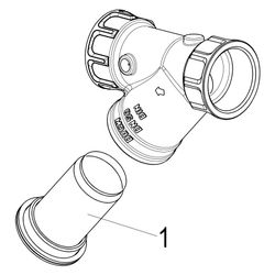 Schlösser Schmutzfänger mit Muffenanschluss, ohne Entleerung, DN 50, 2" IG, D... SCHLOESSER-0010255000001 4044997159231 (Abb. 1)