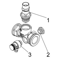 Schlösser Durchgangsventil mit Muffenanschluss, Entleerung, steigender Spinde... SCHLOESSER-0011122500001 4044997110836 (Abb. 1)