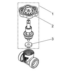 Schlösser Kesselfüllventil, DN 20, Eingang mit 1" AG, Ausgang mit 1" AG... SCHLOESSER-0011242000001 4044997191347 (Abb. 1)