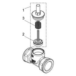 Schlösser Rückschlagventil mit Geradsitz und Muffenanschluss, DN 65, 2 1/2" I... SCHLOESSER-0012056500001 4044997111246 (Abb. 1)