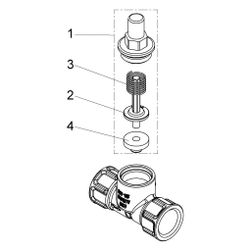 Schlösser Rückschlagventil mit Geradsitz und Muffenanschluss, DN 15, 1/2" IG... SCHLOESSER-0012051500001 4044997111185 (Abb. 1)
